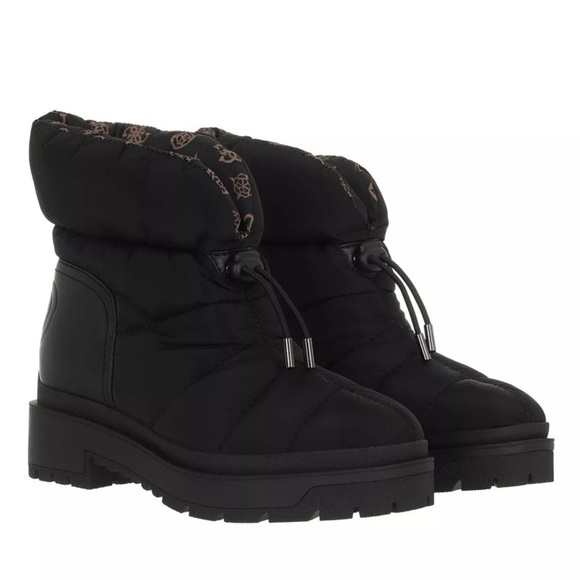 GUESS Leeda Padded Ankle Boot in Black - Picture 1 of 5